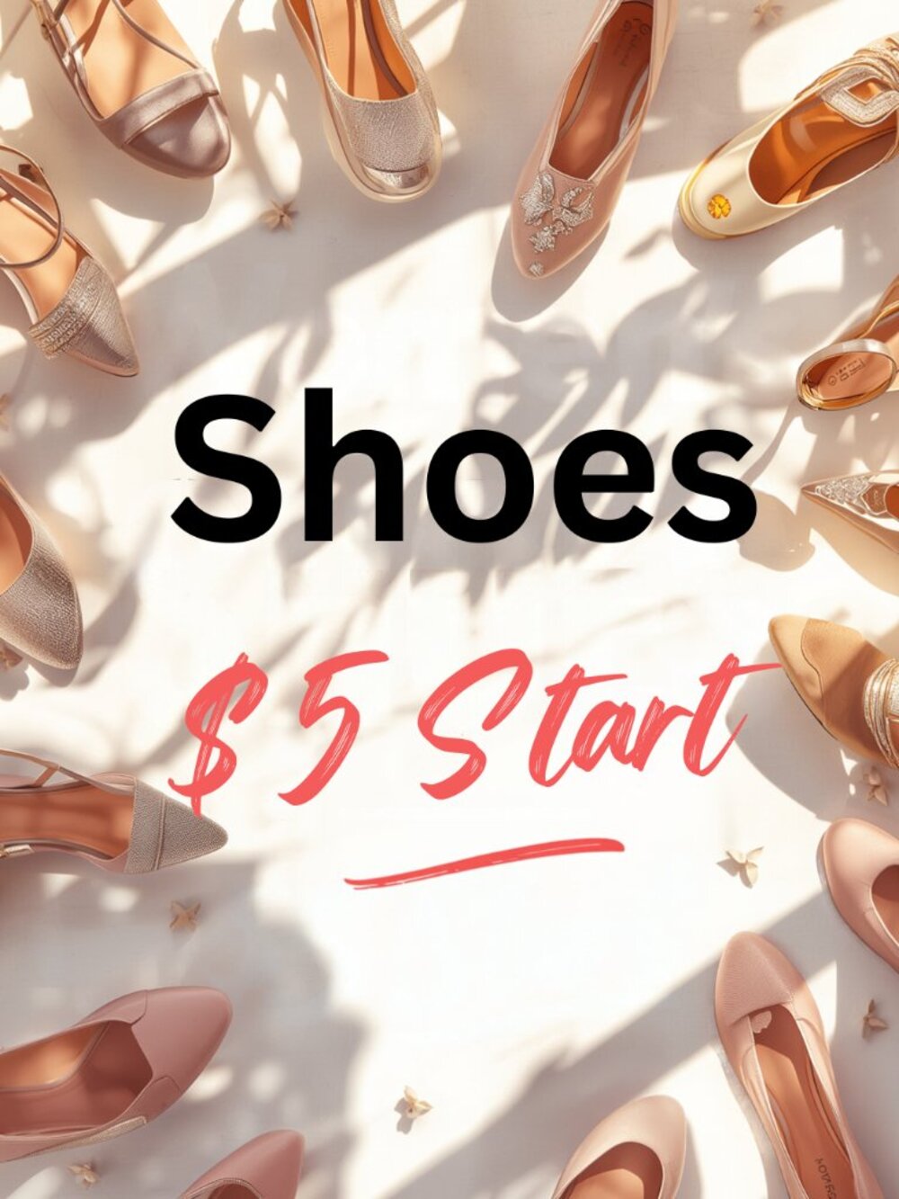 Live Shoe Show, $5.00 Start, 10:00 am, Pst